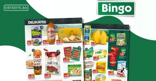 Bingo akcija DELIKATESE – sniženje do 1.11.2026.