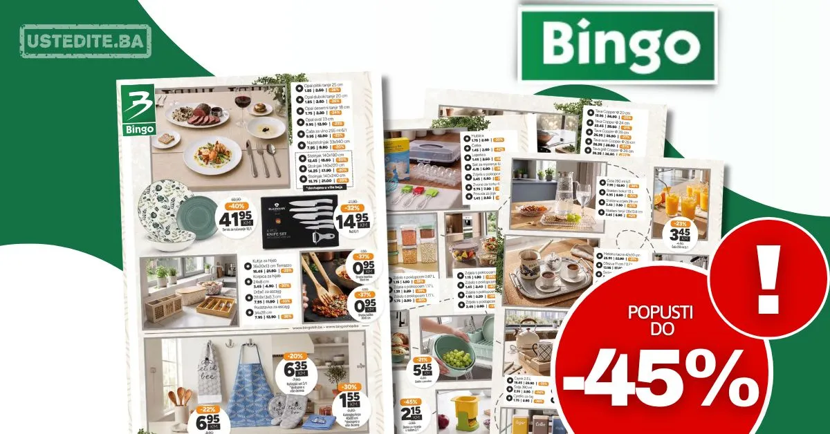 Bingo katalog POSUĐE - akcija do 24.10.2026.