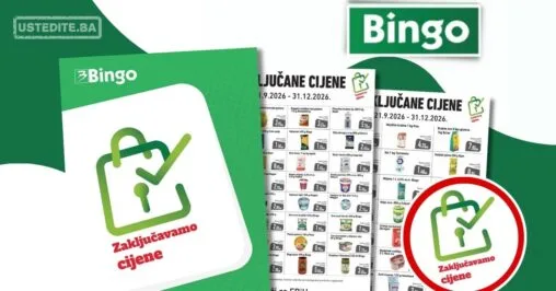 Bingo ZAKLJUČANE CIJENE 21.9-31.12.2026.