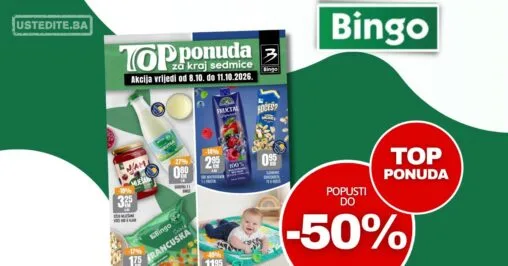 Bingo vikend akcija 8-11.10.2026.