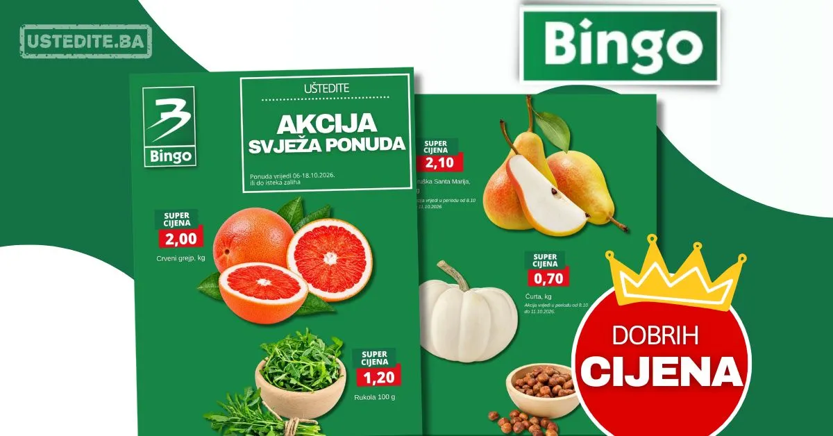 Bingo akcija SVJEŽA PONUDA 8-11.10.2026. - str. 2
