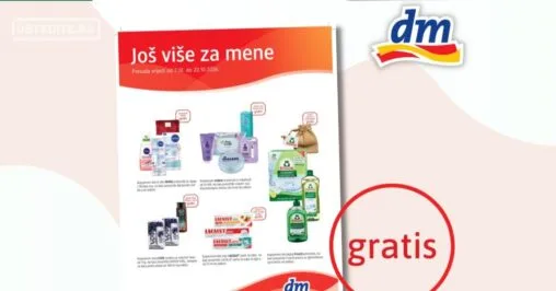 dm JOŠ VIŠE ZA MENE – gratis pokloni uz kupovinu do 20.10.2026. - str. 1
