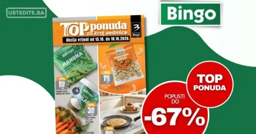 Bingo vikend akcija 15-18.10.2026.