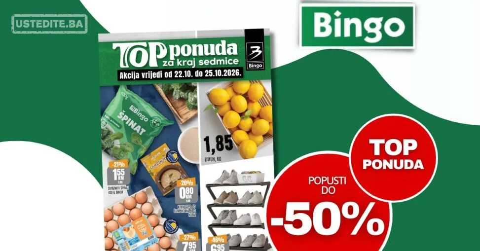 Bingo vikend akcija 22-25.10.2026.