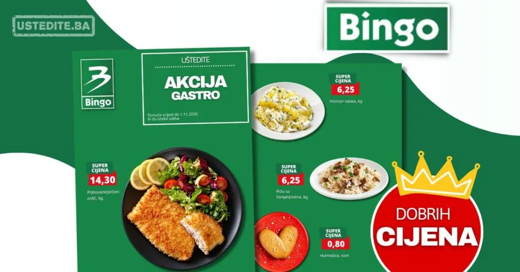 Bingo akcija GASTRO PONUDA - sniženje do 1.11.2026. - str. 2