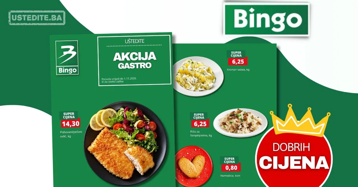 Bingo akcija GASTRO PONUDA - sniženje do 1.11.2026. - str. 2
