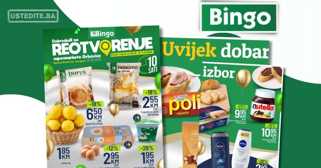 Bingo REOTOVORENJE PRODAVNICE 31.10-9.11.2026. - str. 4