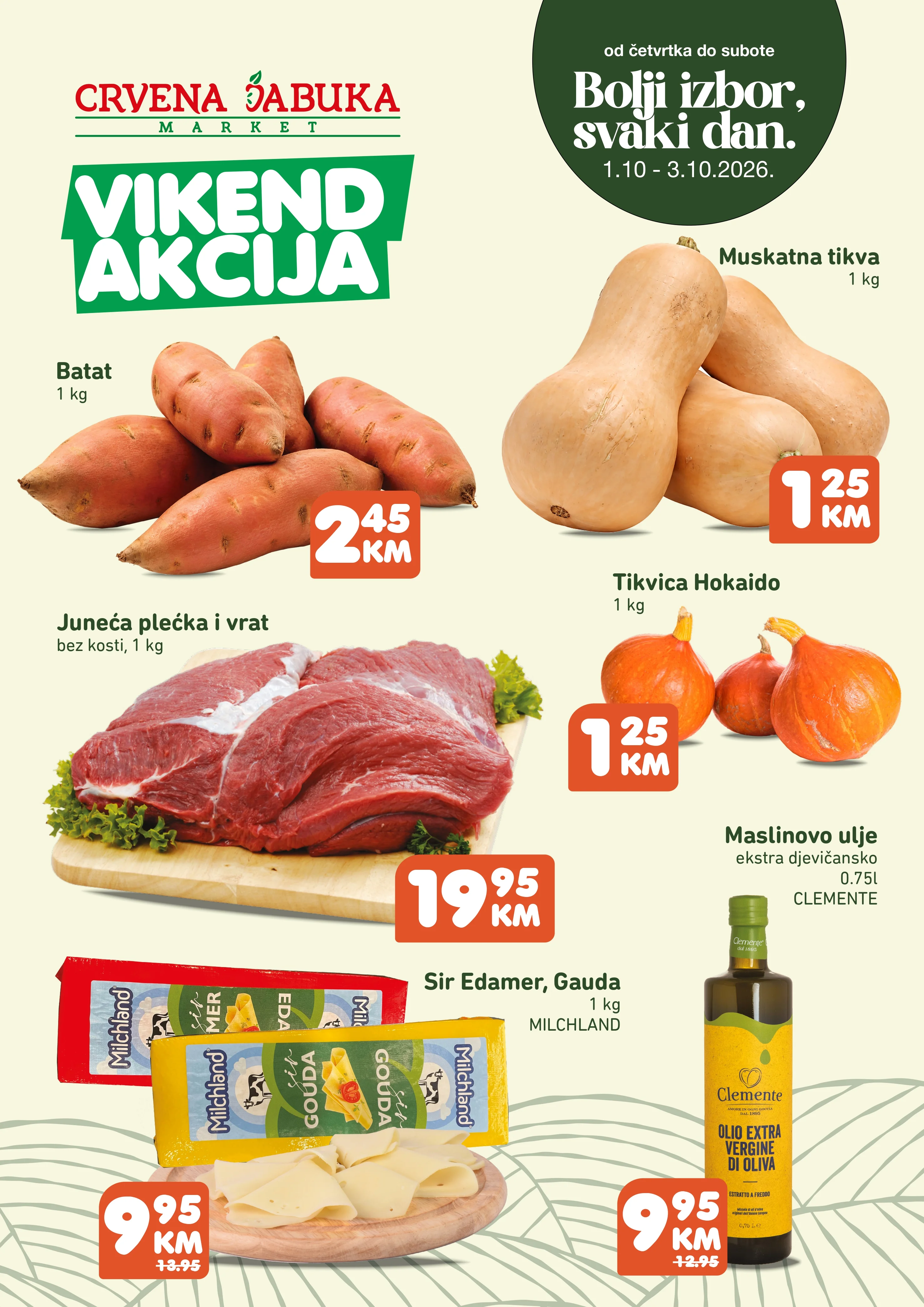 Crvena jabuka vikend akcija 1-3.10.2026. - str. 1