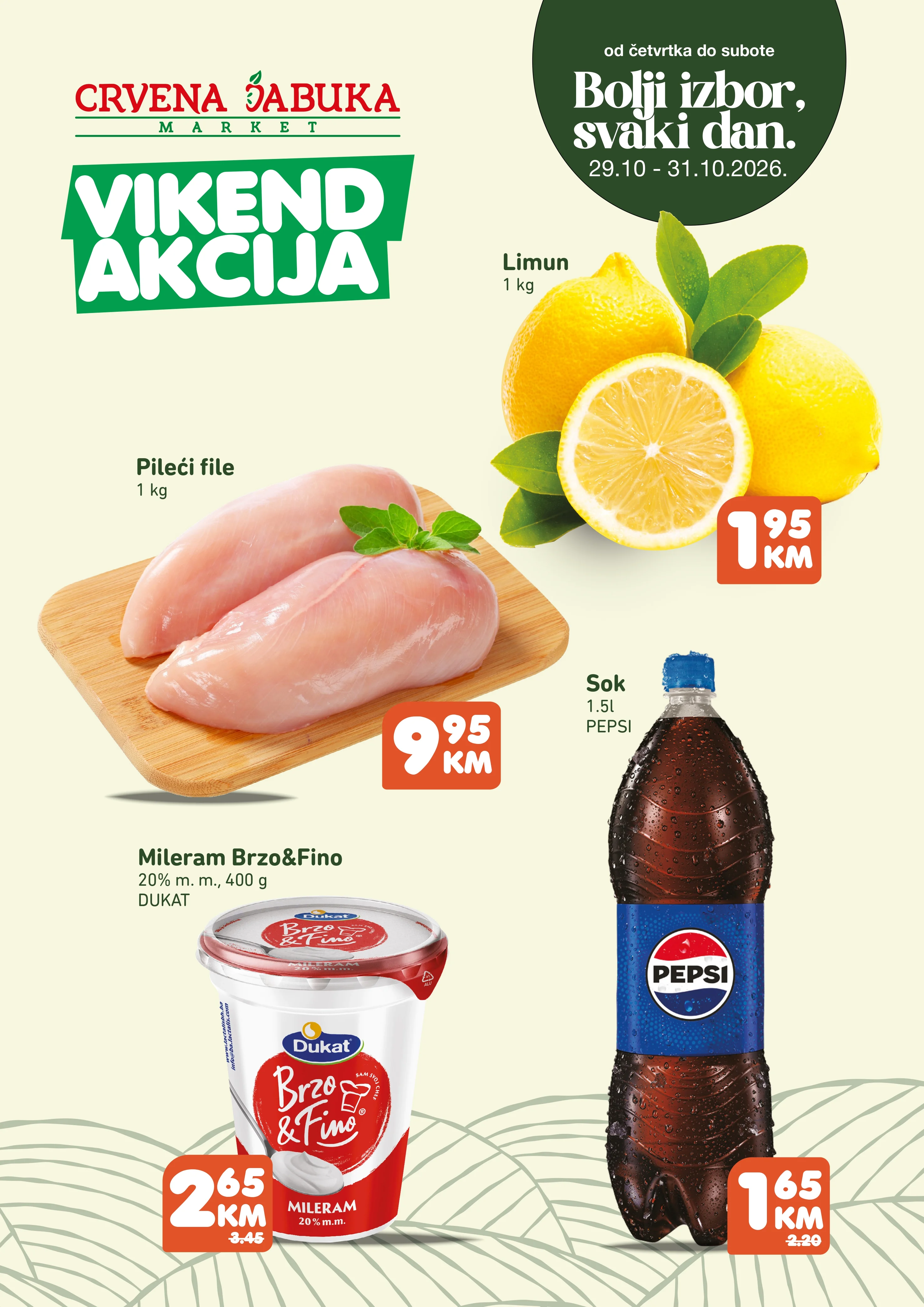Crvena jabuka vikend akcija 29-31.10.2026. - str. 1