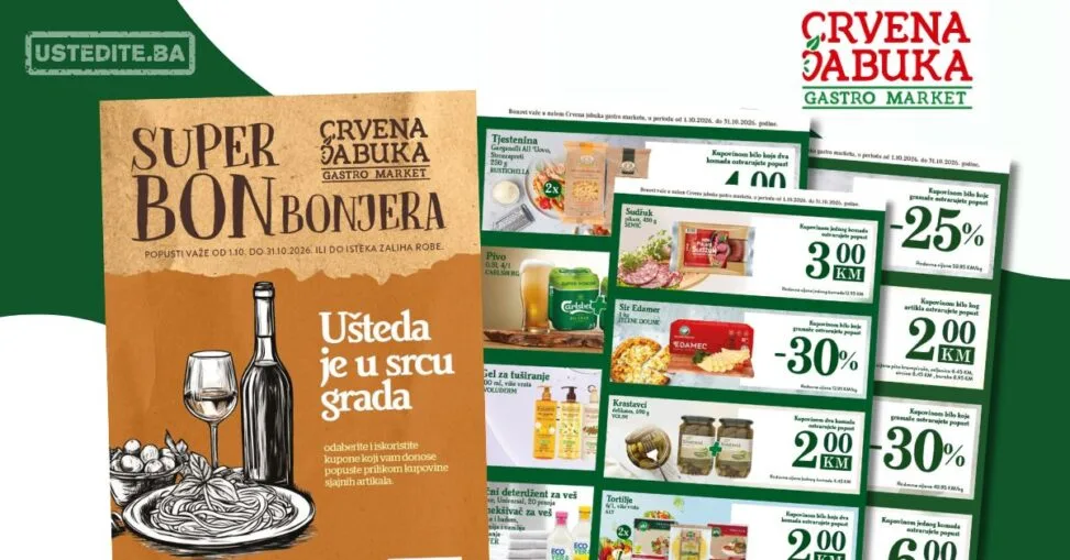 Crvena jabuka GASTRO MARKET 1-31.10.2026.