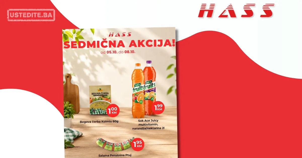 Hass komerc Zenica SEDMIČNA AKCIJA 5-8.10.2026.