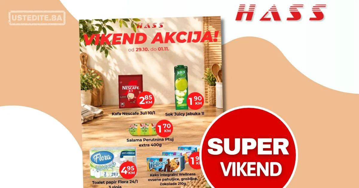 Hass komerc vikend akcija 29.10-1.11.2026.