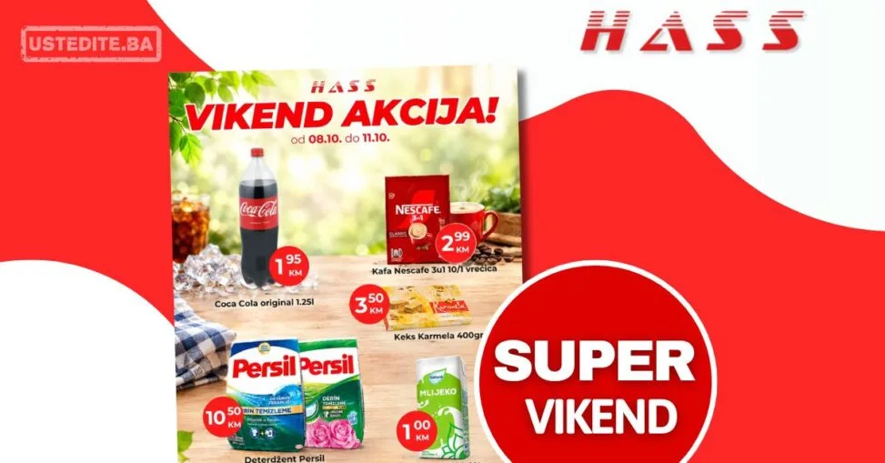 Hass komerc vikend akcija 8-11.10.2026.