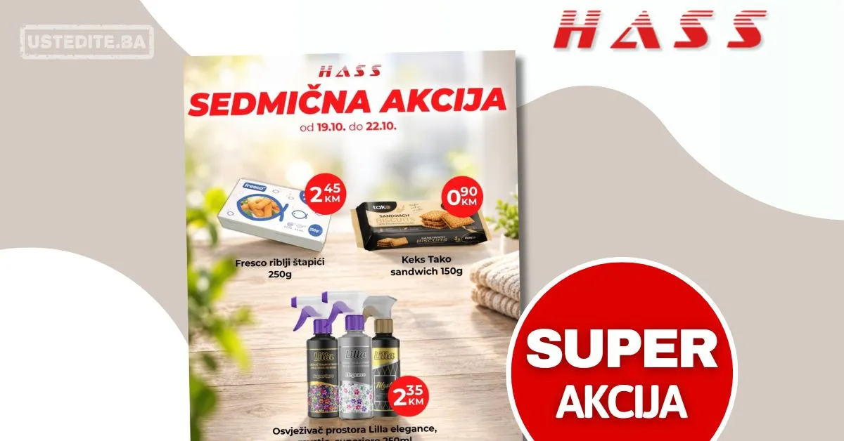 Hass komerc SEDMIČNA AKCIJA 19-22.10.2026.