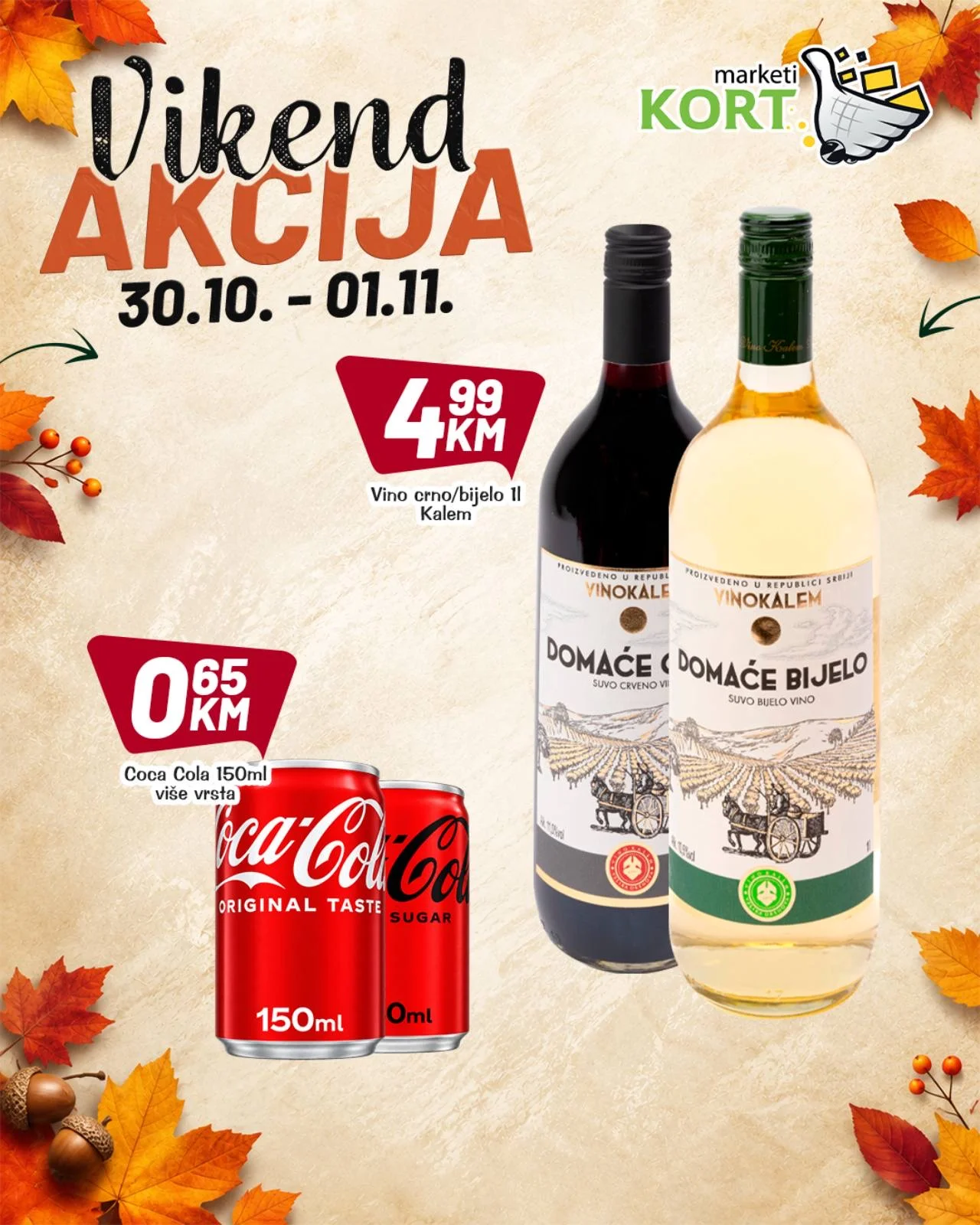 Kort vikend akcija 30.10-1.11.2026. - str. 1