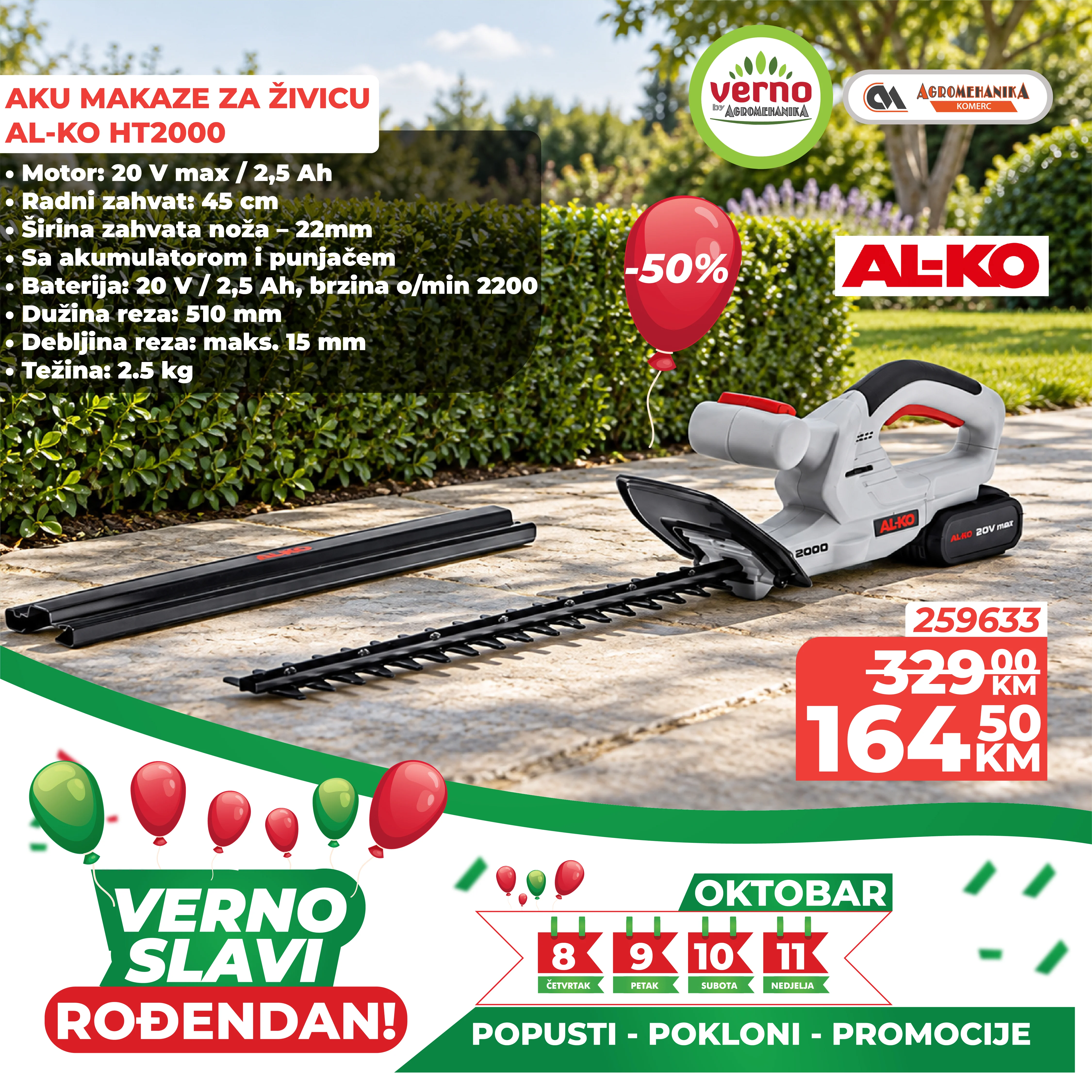 Verno by Agromehanika ROĐENDANSKI POPUSTI 8-11.10.2026. - str. 13
