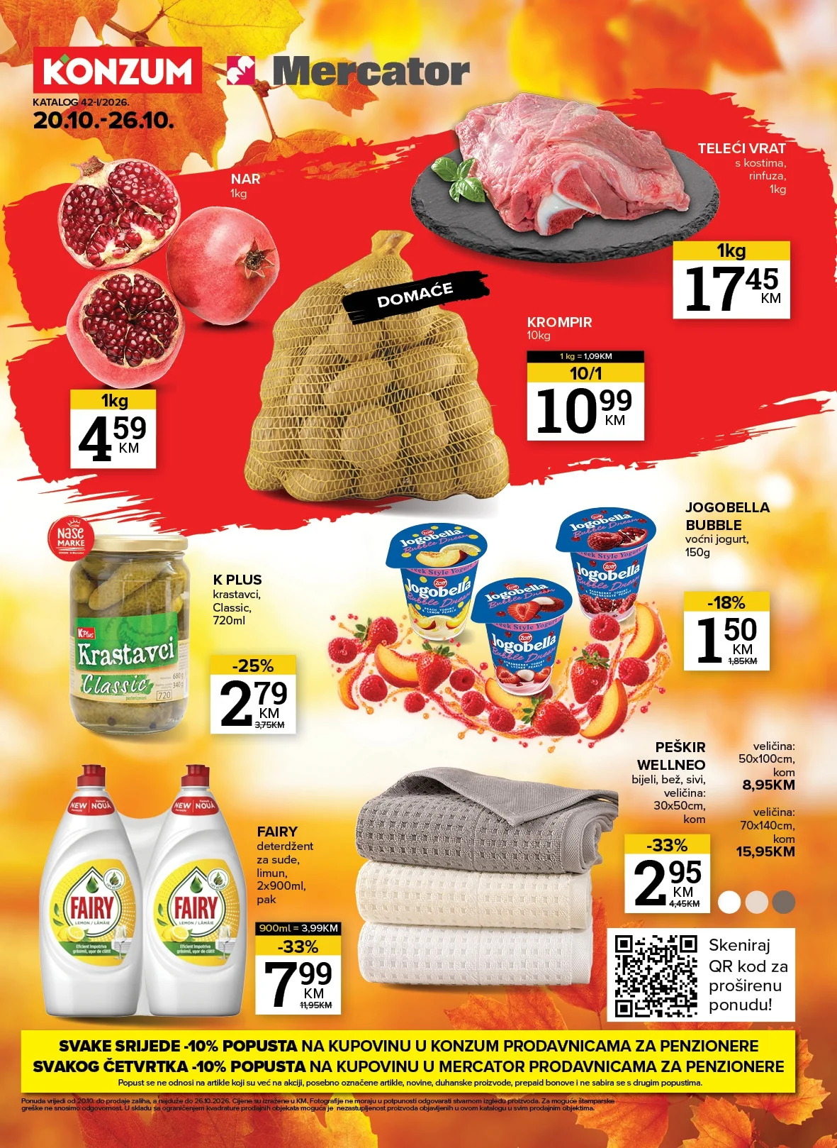 Konzum katalog 20-26.10.2026. - str. 1