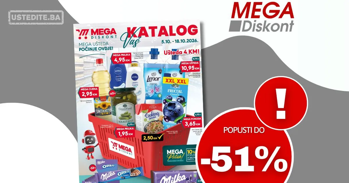 Mega Diskont katalog 5-18.10.2026.