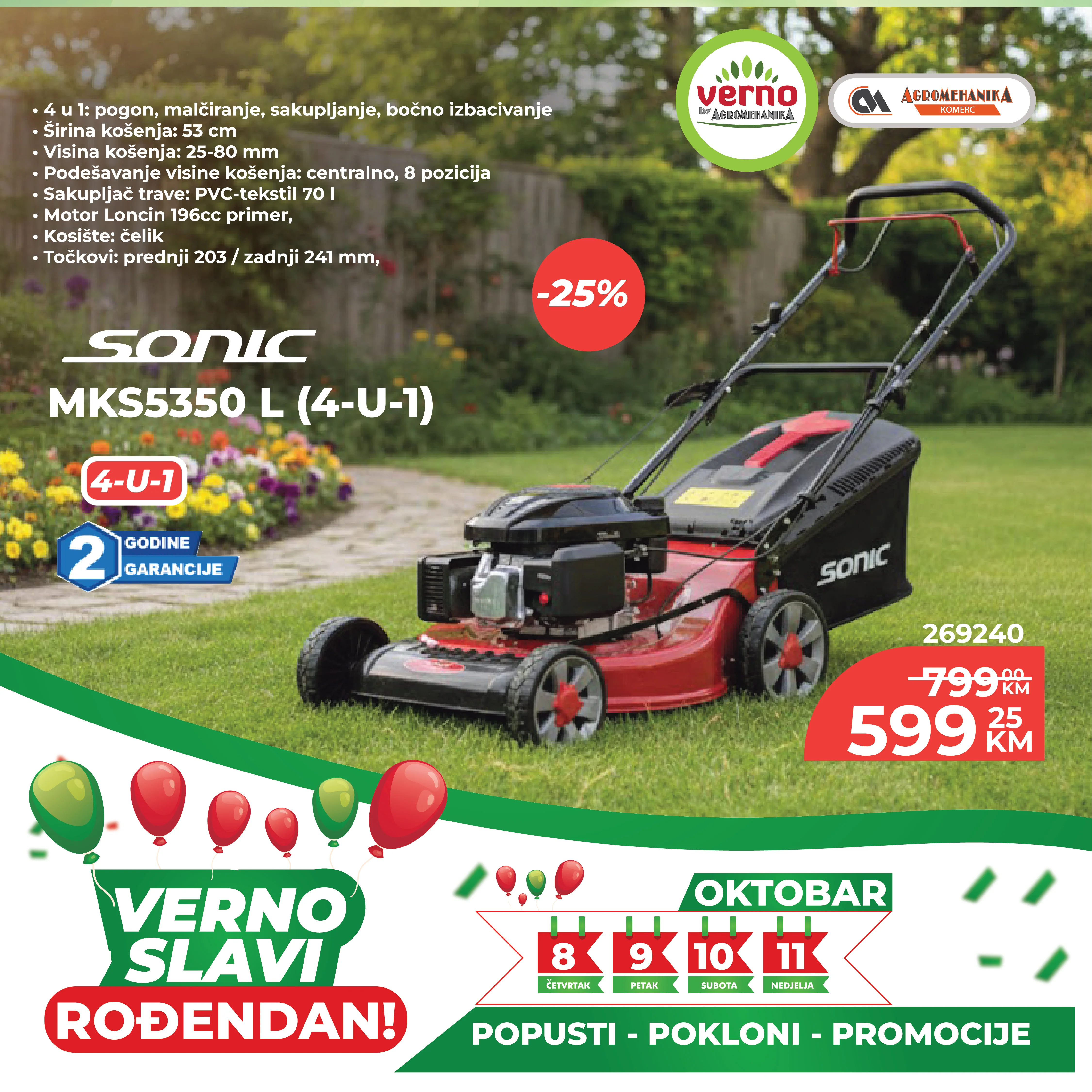 Verno by Agromehanika ROĐENDANSKI POPUSTI 8-11.10.2026. - str. 1