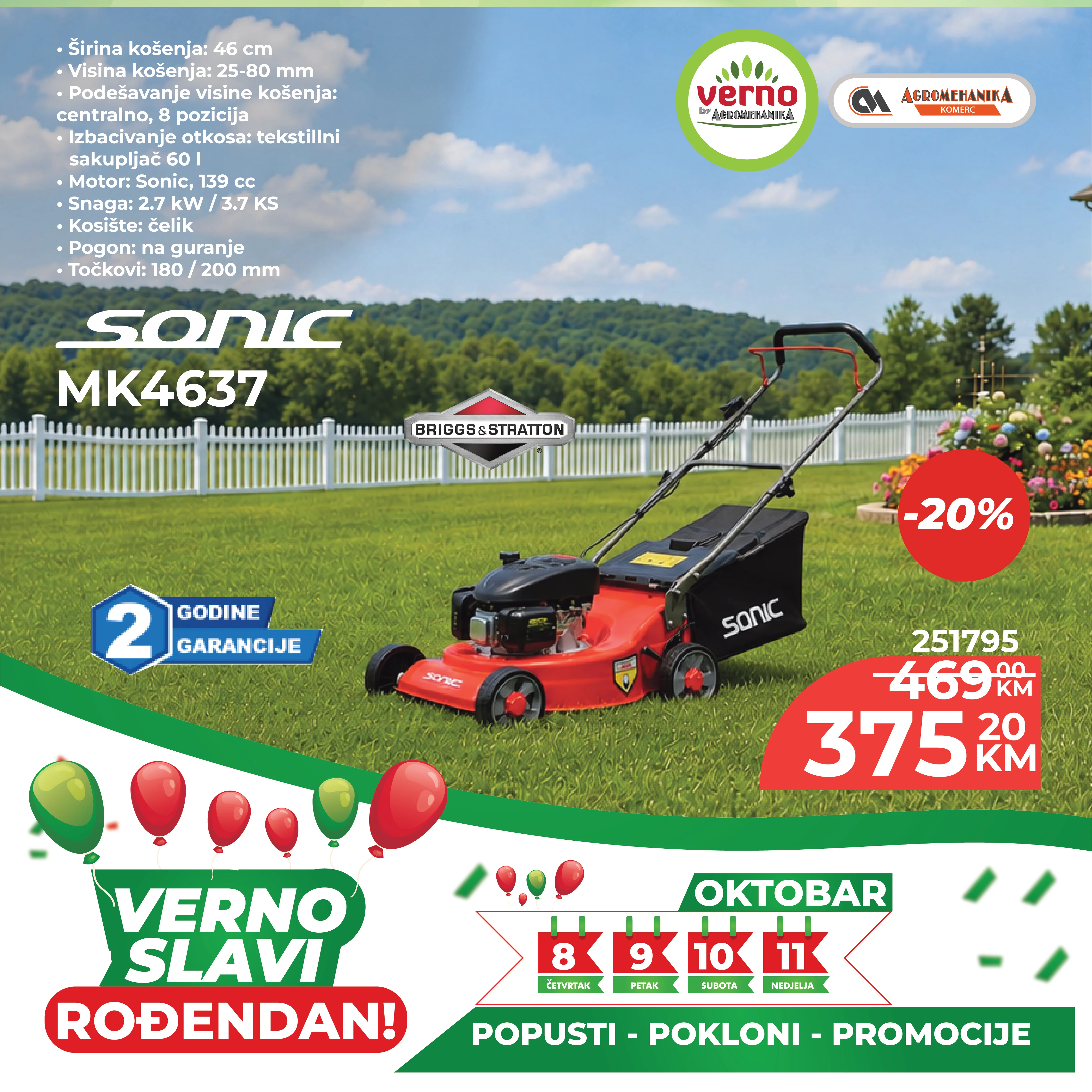 Verno by Agromehanika ROĐENDANSKI POPUSTI 8-11.10.2026. - str. 3