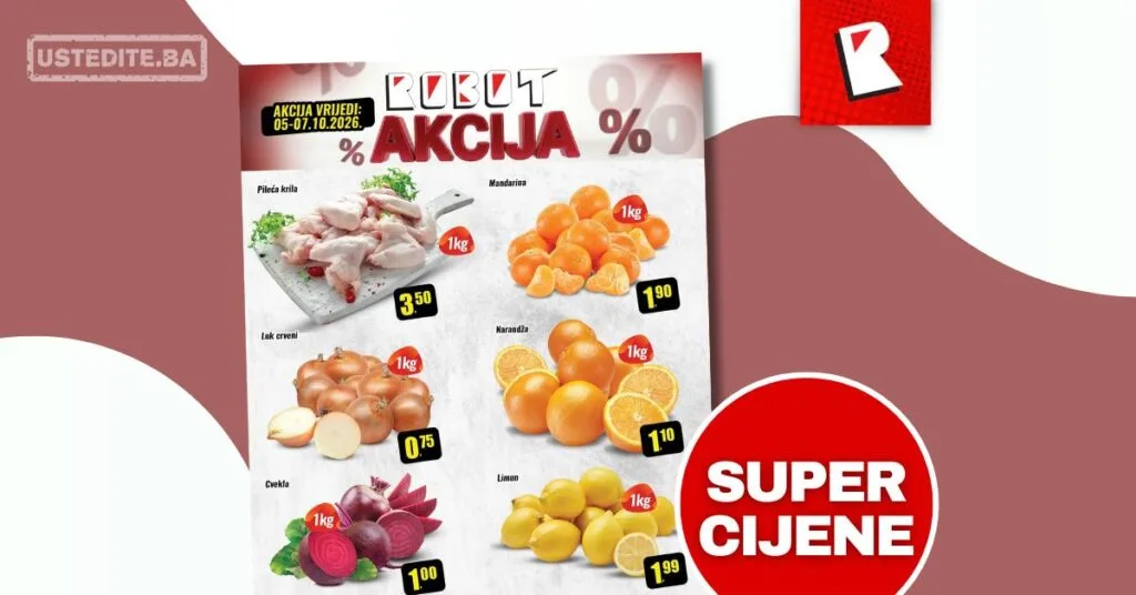 Robot akcija za početak sedmice 5-7.10.2026.