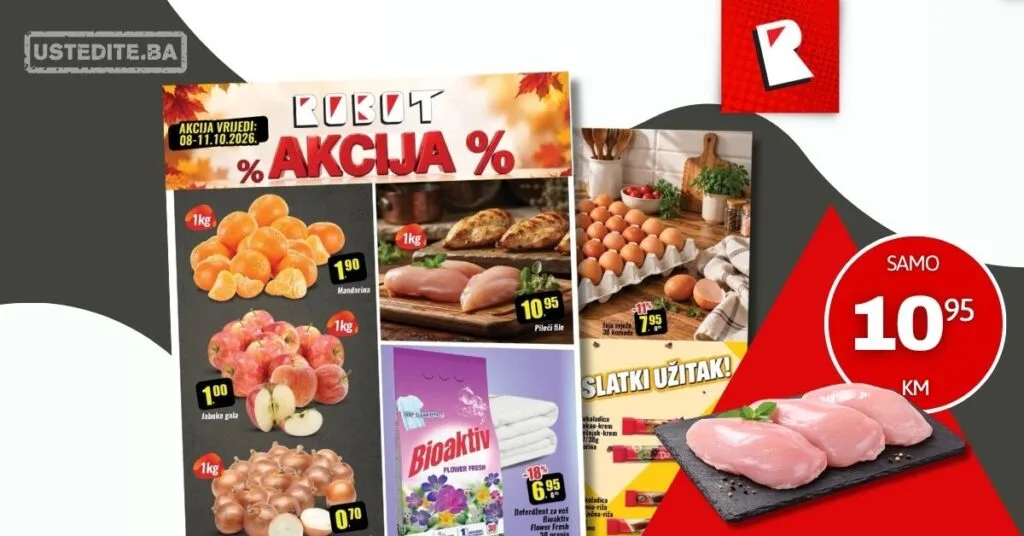 Robot vikend akcija 8-11.10.2026.