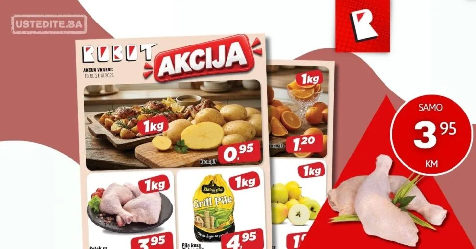 Robot akcija za početak sedmice 19-21.610.2026.