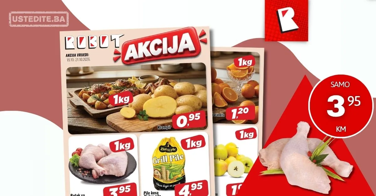 Robot akcija za početak sedmice 19-21.610.2026.