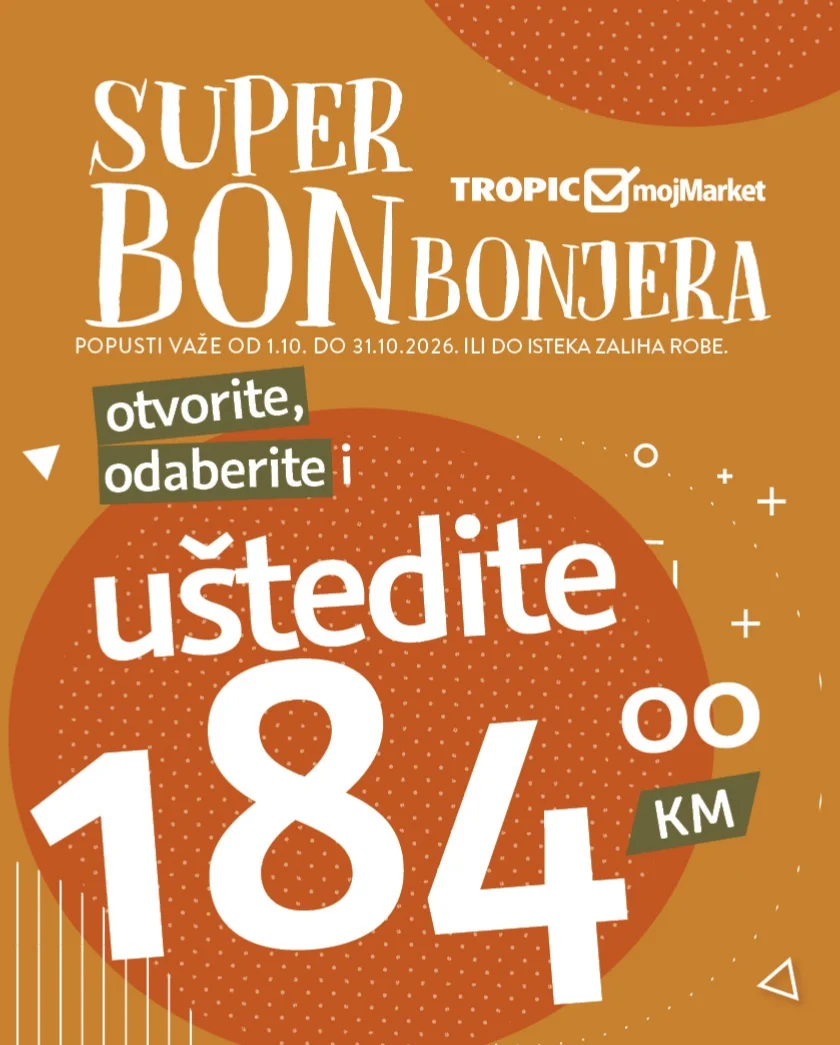 Tropic katalog BONBONJERA 1-31.10.2026. - str. 1