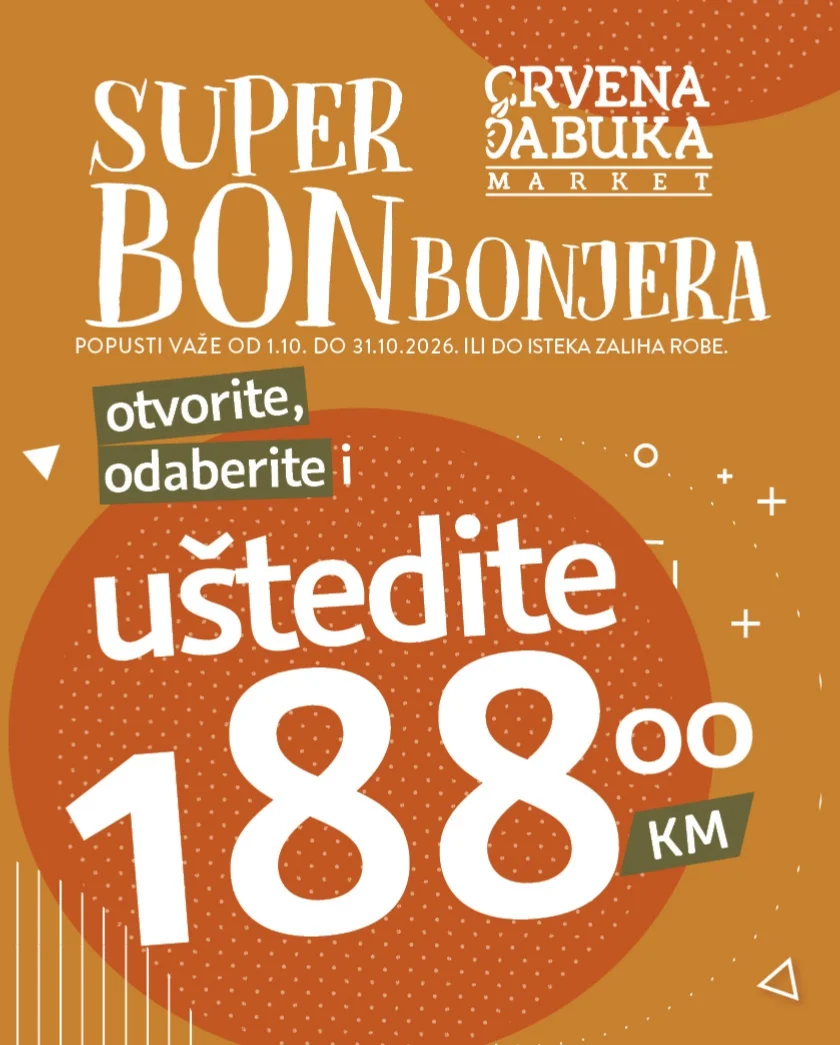 Crvena jabuka katalog SUPER BONBONJERA 1-31.10.2026. - str. 1