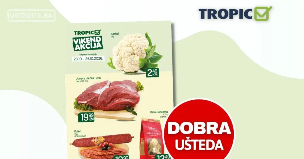Tropic vikend akcija 23-25.10.2026.