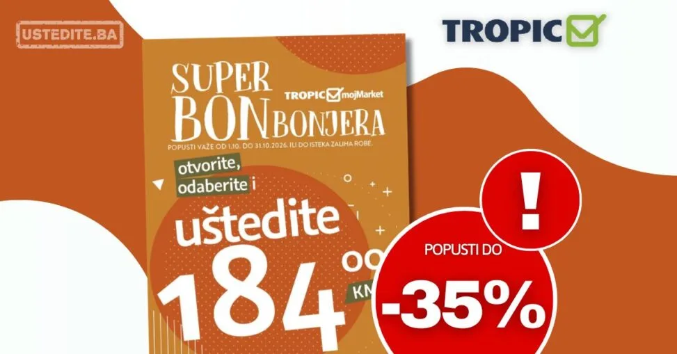 Tropic katalog BONBONJERA 1-31.10.2026.