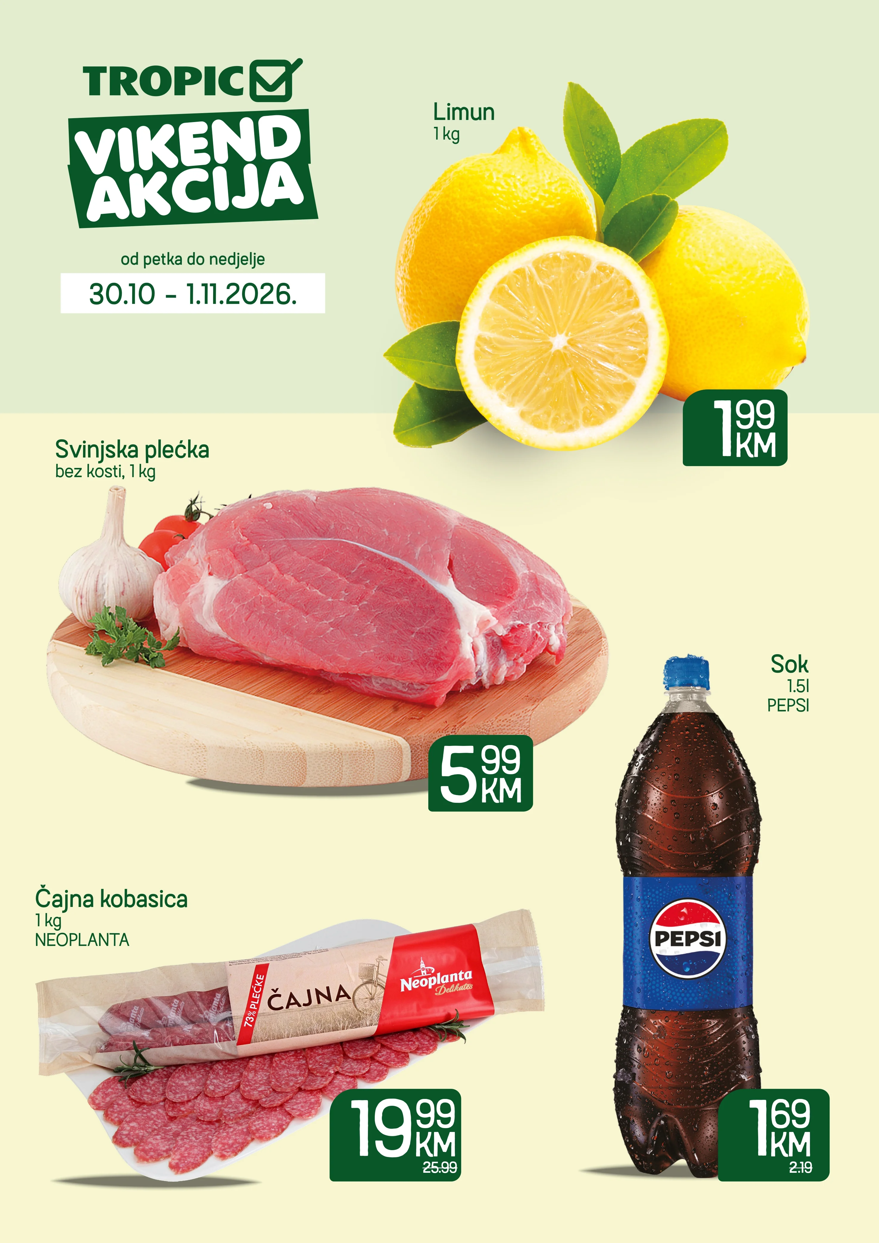 Tropic vikend akcija 30.10-1.11.2026. - str. 1