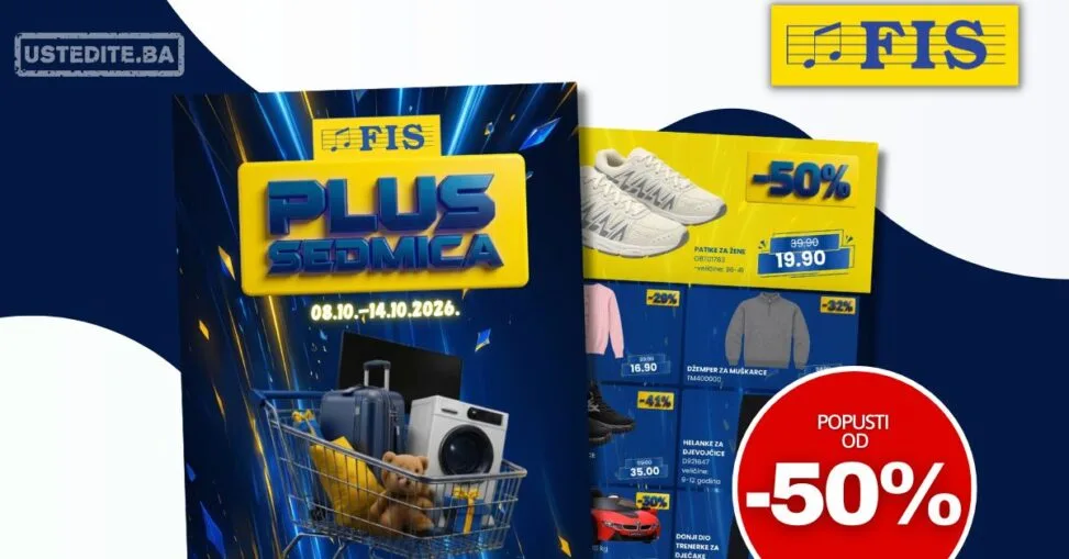 Fis akcija PLUS SEDMICA 8-14.10.2026.