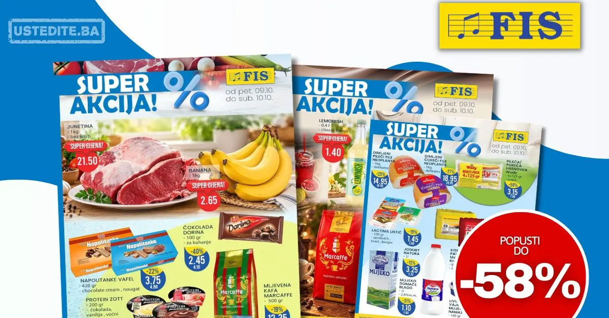 Fis vikend akcija 9-10.10.2026.