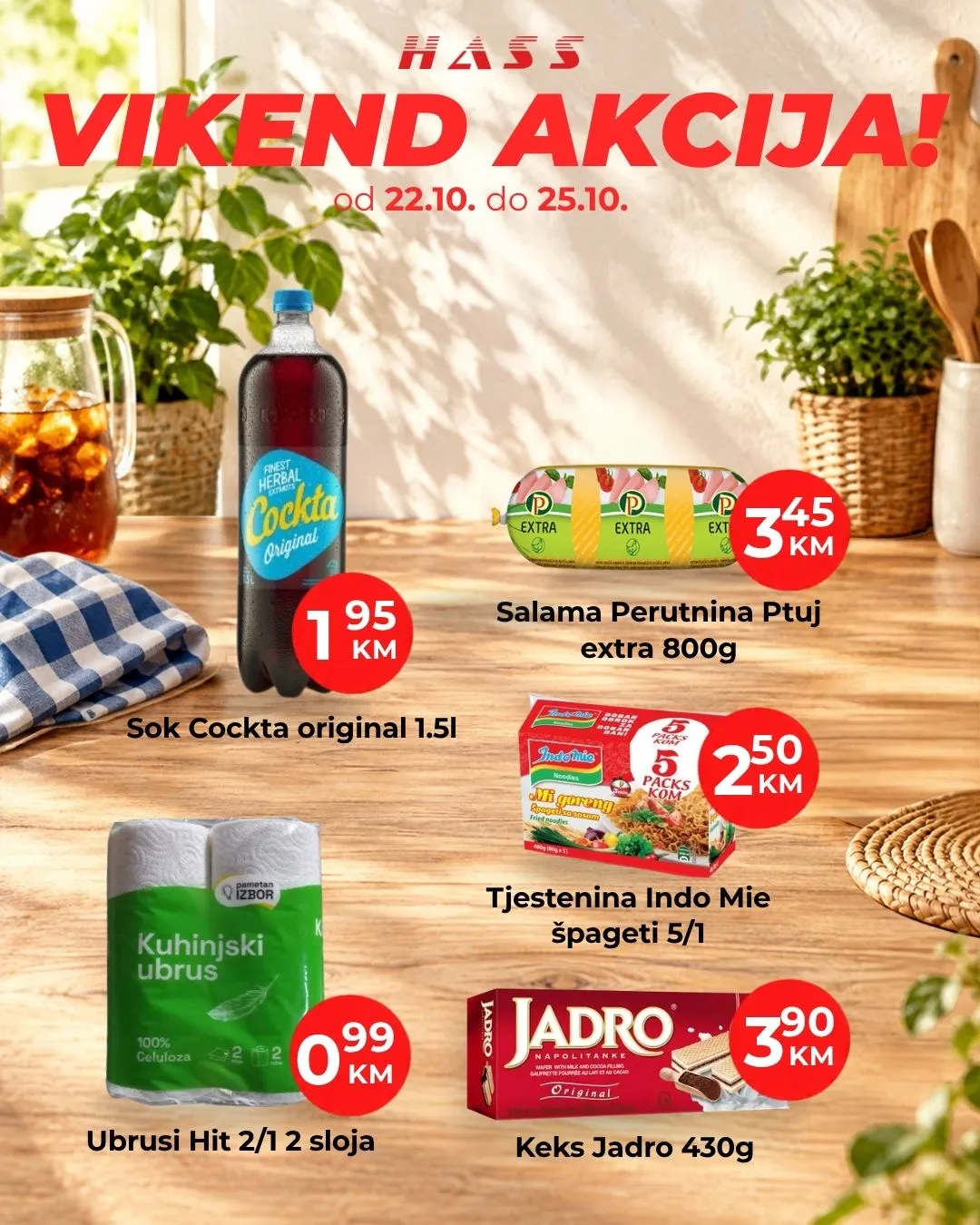 Hass komerc vikend akcija 22-25.10.2026. - str. 1