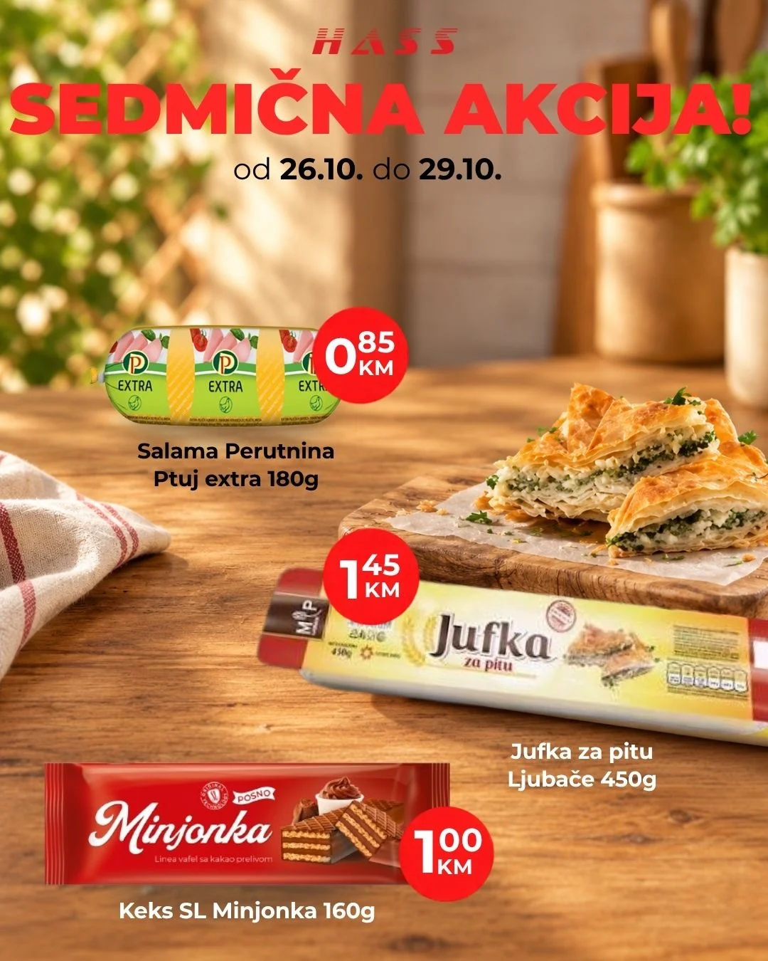 Hass komerc SEDMIČNA AKCIJA 26-29.10.2026. - str. 1