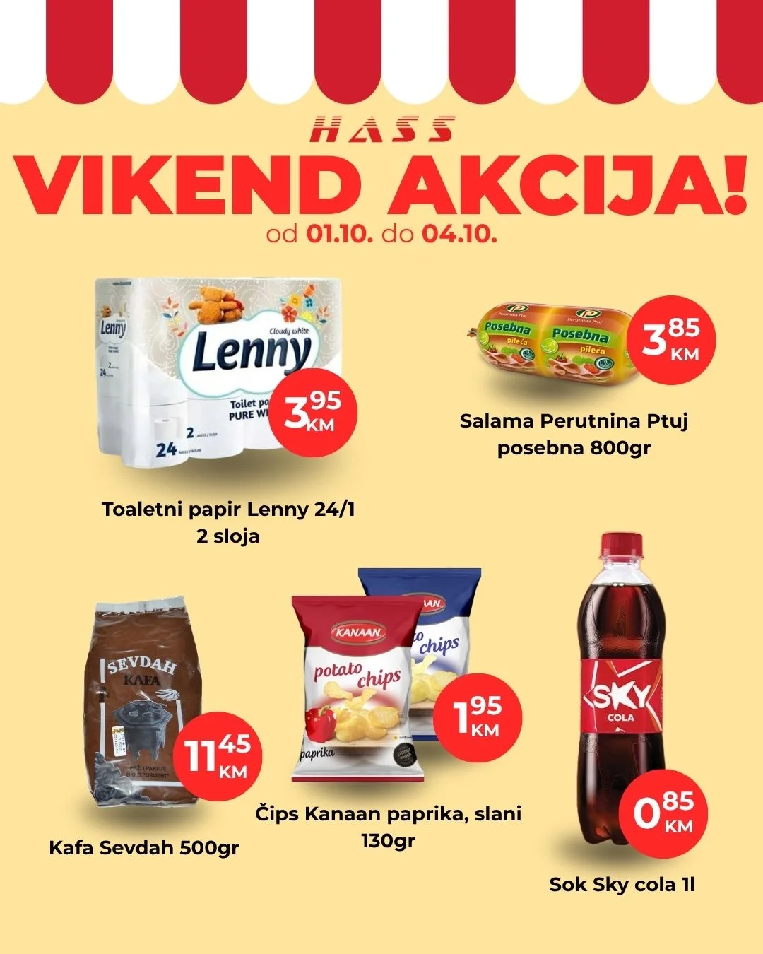 Hass komerc vikend akcija 1-3.10.2026. - str. 1