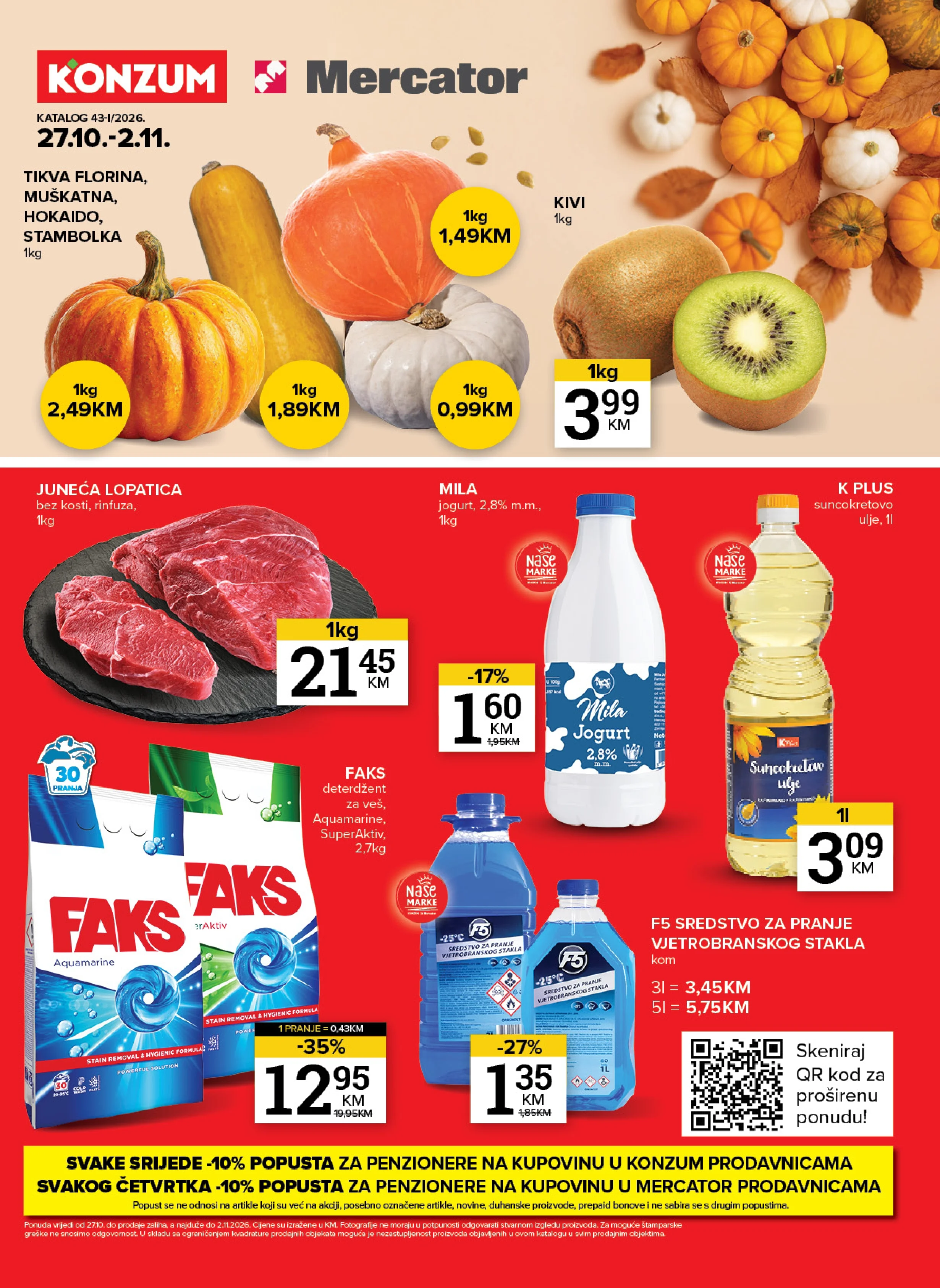 Konzum katalog 27.10-2.11.2026. - str. 1