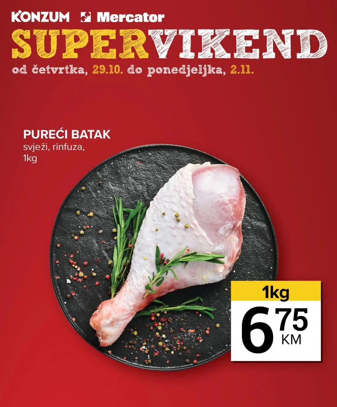 Konzum vikend akcija 29.10-02.11.2026 - str. 1