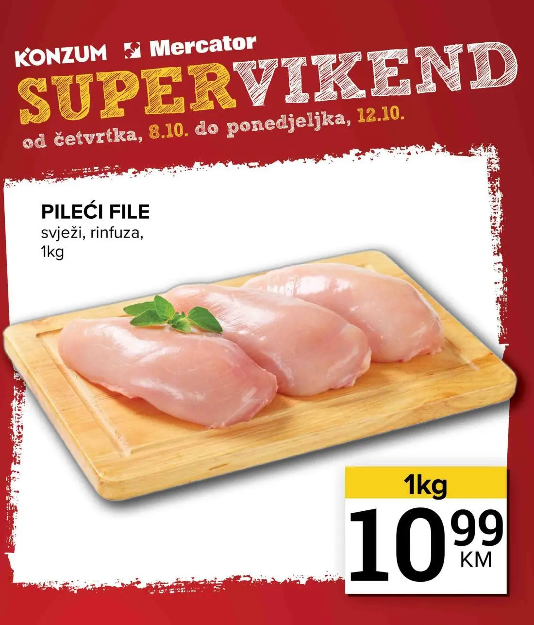 Konzum vikend akcija 8-12.10.2026. - str. 1