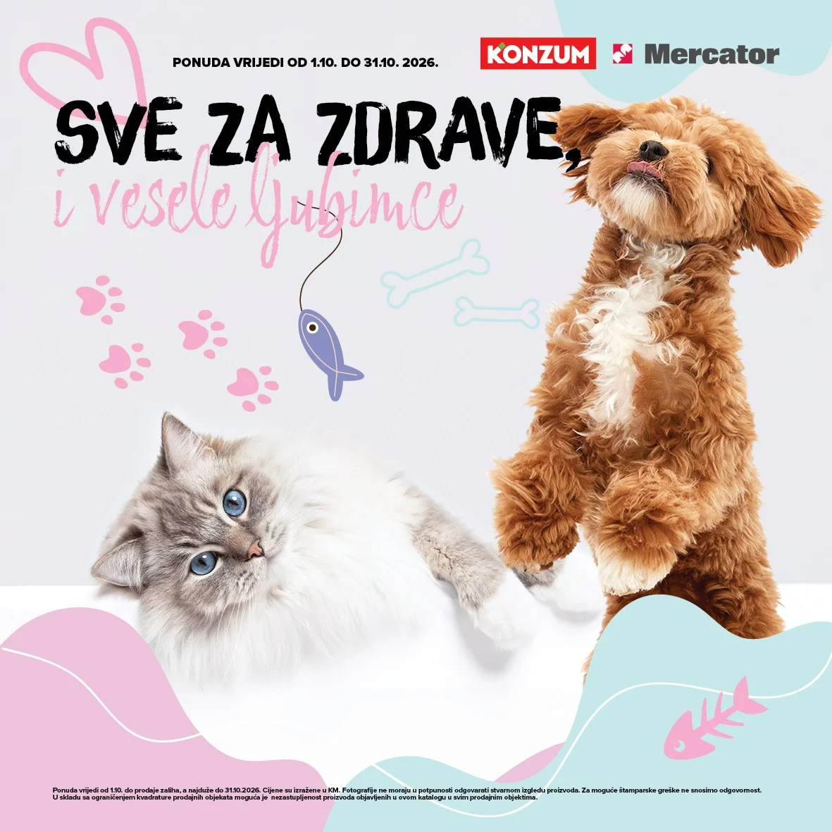 Konzum katalog KUĆNI LJUBIMCI 1-31.10.2026. - str. 1