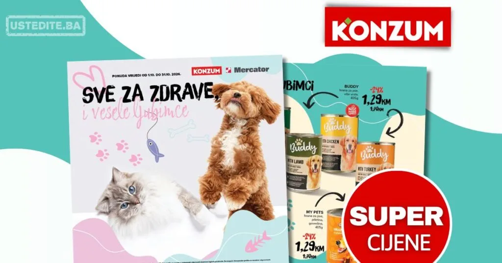 Konzum katalog KUĆNI LJUBIMCI 1-31.10.2026.