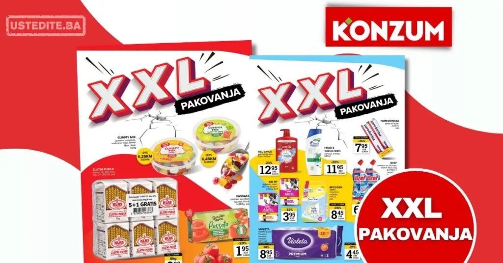 Konzum katalog XXL PAKOVANJA 20-26.10.2026.