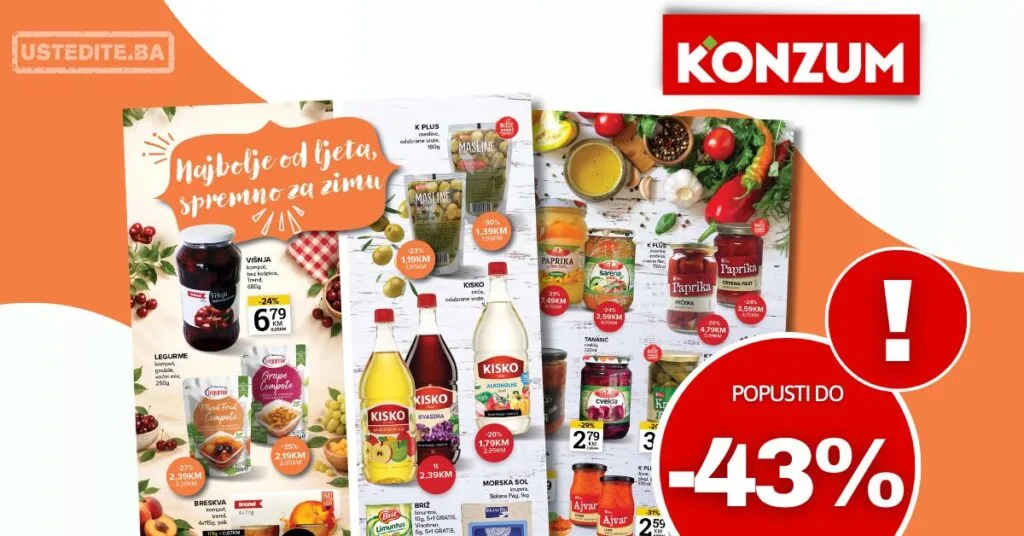 Konzum akcija ZIMNICA 27.10-2.11.2026.