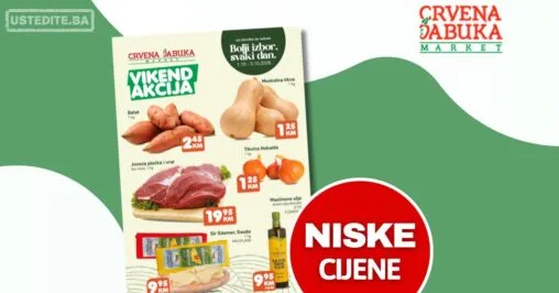 Crvena jabuka vikend akcija 1-3.10.2026.