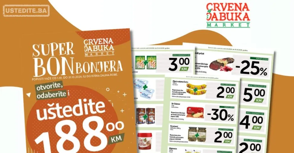 Crvena jabuka katalog SUPER BONBONJERA 1-31.10.2026.
